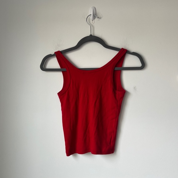 XSOLDX Brandy Melville Red Front Button Tank Top - Picture 4 of 4